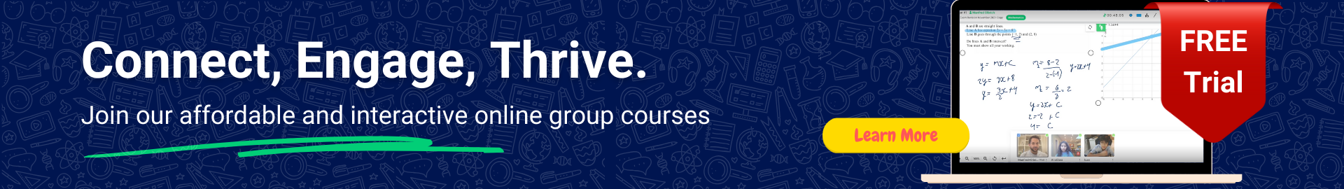 Join our affordable and interactive online group courses